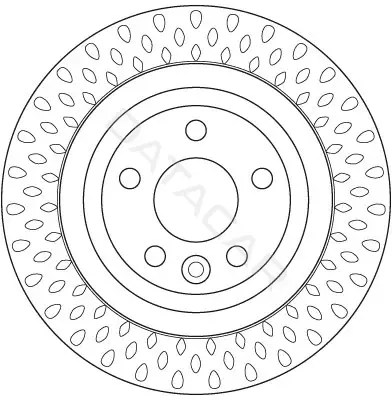 Тормозные диски TRW DF6387