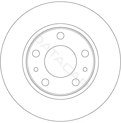 Тормозные диски TRW DF6412