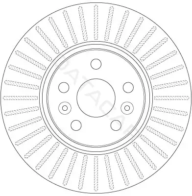 Тормозные диски TRW DF6449