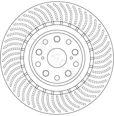 Тормозные диски TRW DF6489S