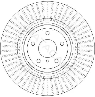 Тормозные диски TRW DF6498S