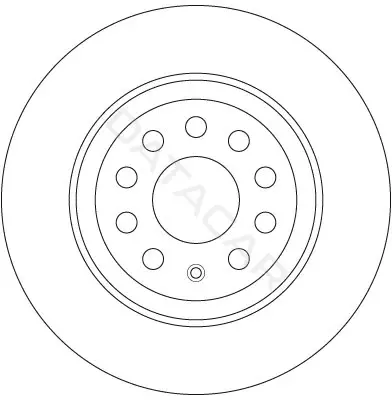 Тормозные диски TRW DF6504