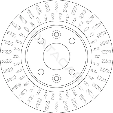 Тормозные диски TRW DF6534