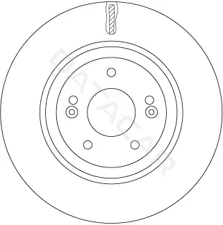 Тормозные диски TRW DF7592