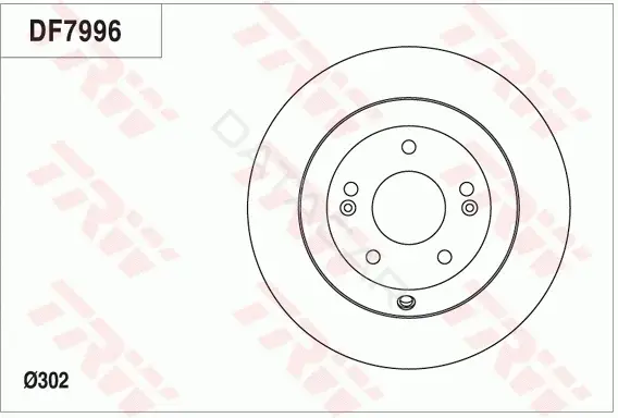 Тормозные диски TRW DF7996