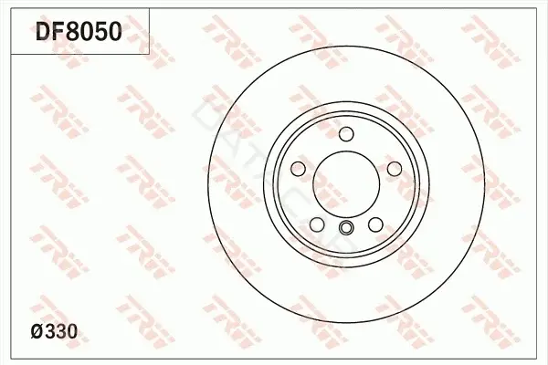 Тормозные диски TRW DF8050