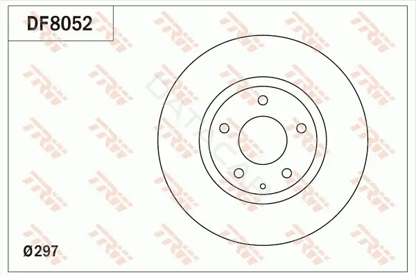 Тормозные диски TRW DF8052