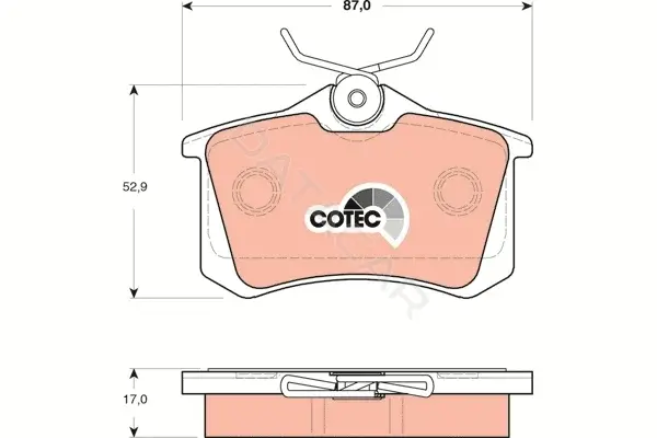Тормозные колодки TRW GDB1504