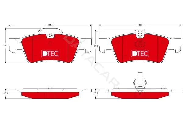 Тормозные колодки TRW GDB1546DTE