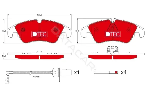 Тормозные колодки TRW GDB1768DTE