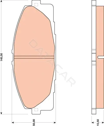 Тормозные колодки TRW GDB3485