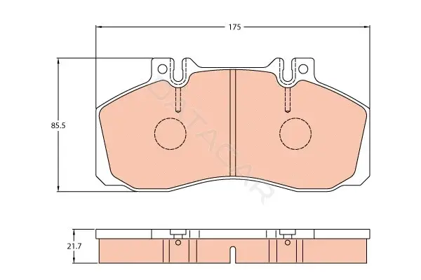 Тормозные колодки TRW GDB5050