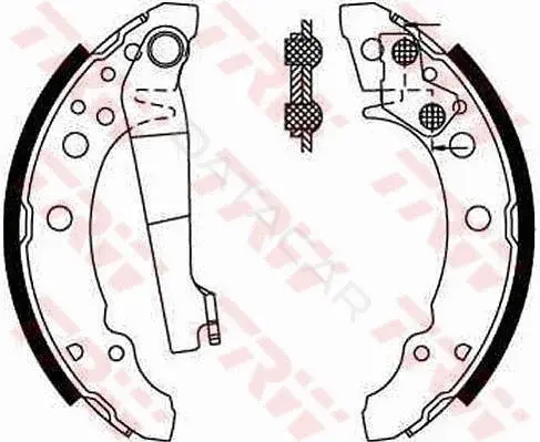 Барабанные колодки TRW GS8166