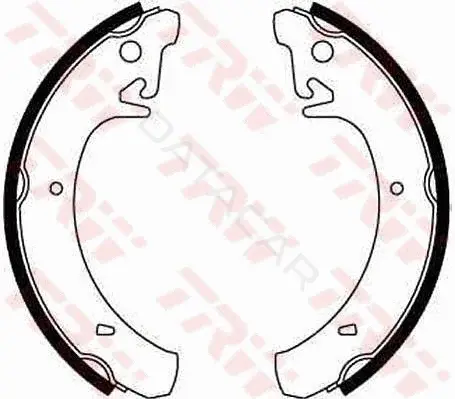 Барабанные колодки TRW GS8210