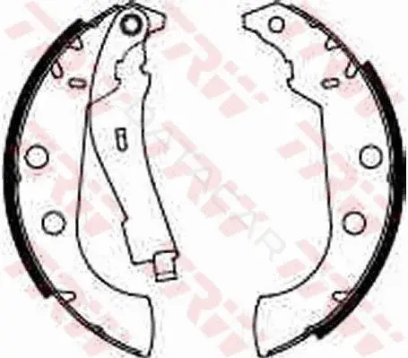Барабанные колодки TRW GS8272