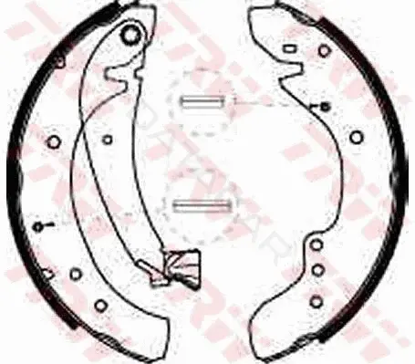 Барабанные колодки TRW GS8545
