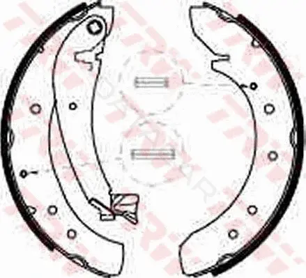 Барабанные колодки TRW GS8546