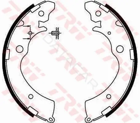 Барабанные колодки TRW GS8559