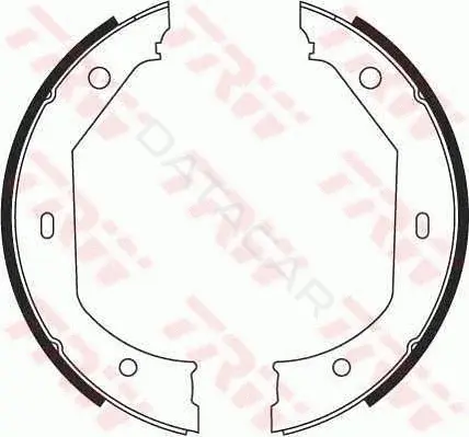 Колодки ручника TRW GS8656