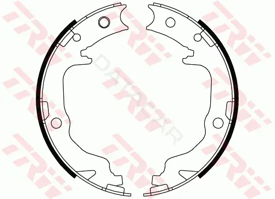 Колодки ручника TRW GS8804