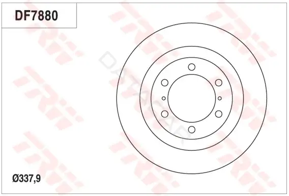 Тормозные диски TRW DF7880S