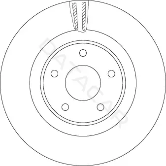Тормозные диски TRW DF6496S