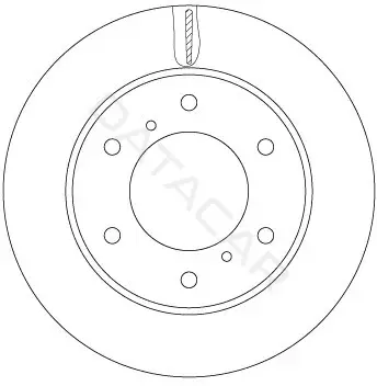 Тормозные диски TRW DF6735