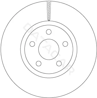 Тормозные диски TRW DF6810S