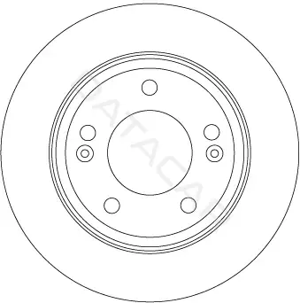 Тормозные диски TRW DF6937