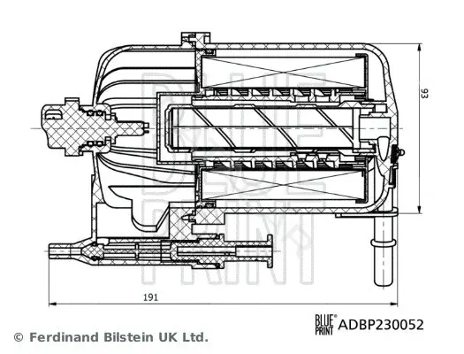 Топливный фильтр BLUE PRINT ADBP230052