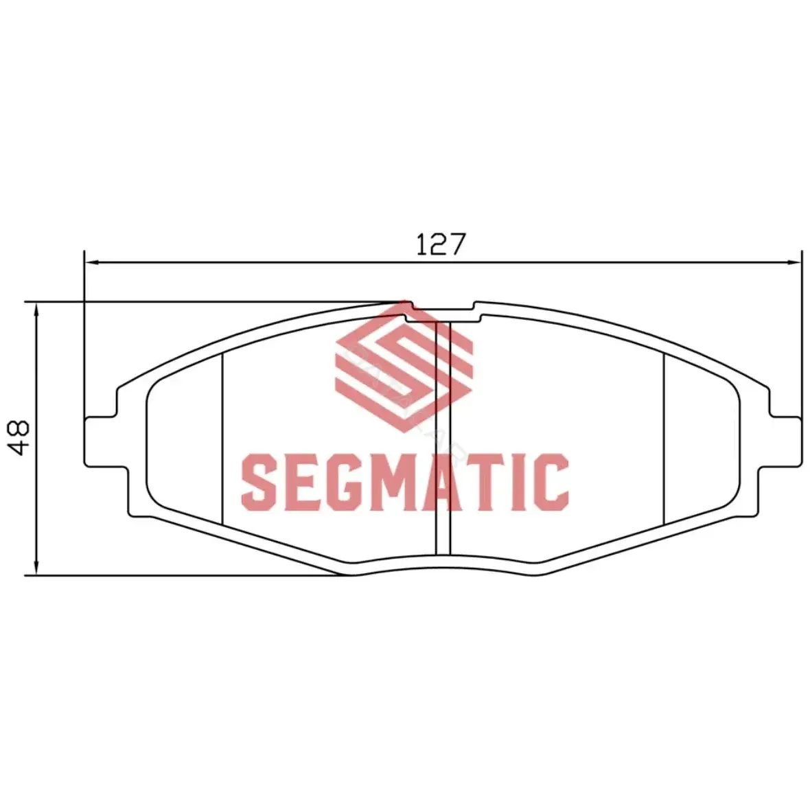 Тормозные колодки SEGMATIC SGBP2617