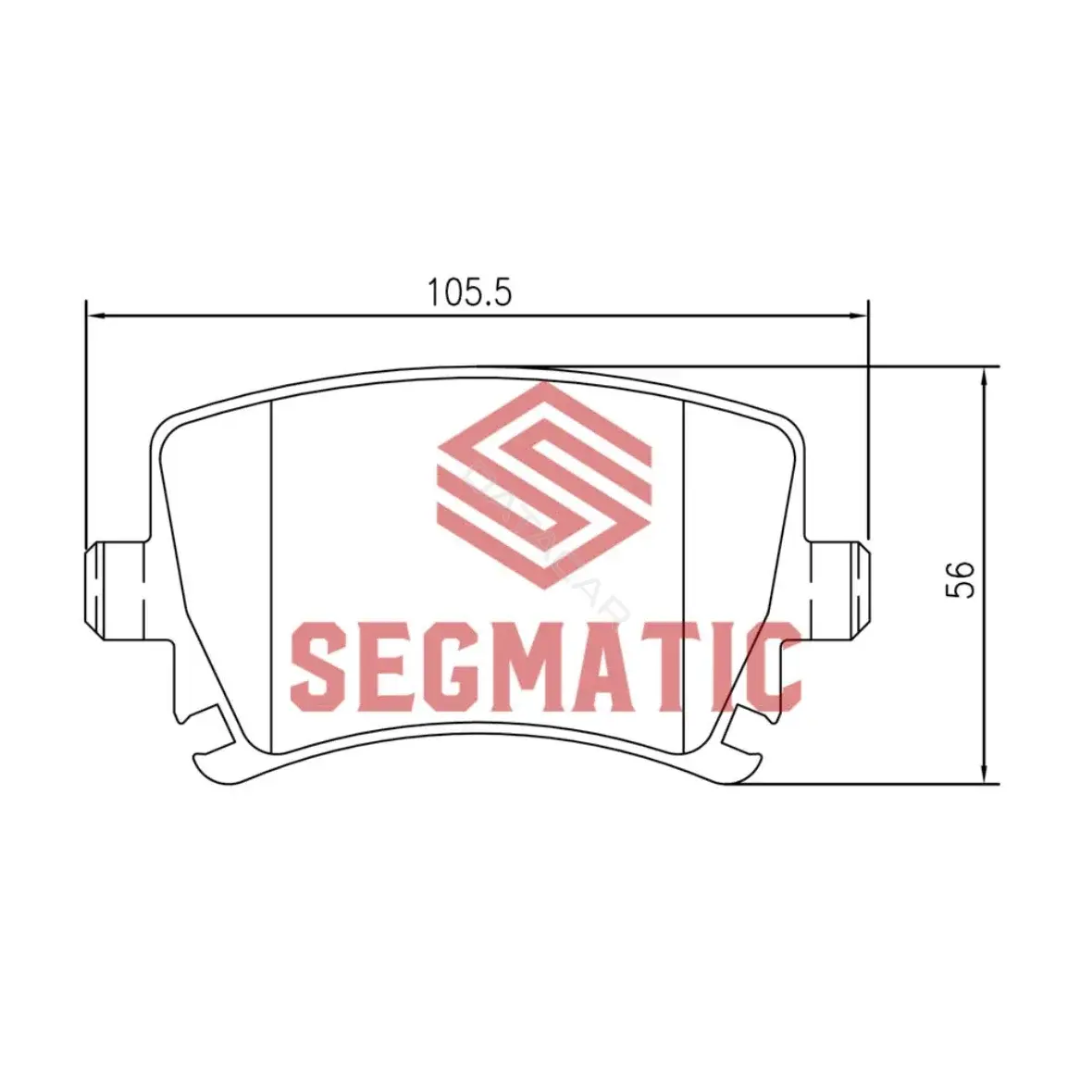 Тормозные колодки SEGMATIC SGBP2559