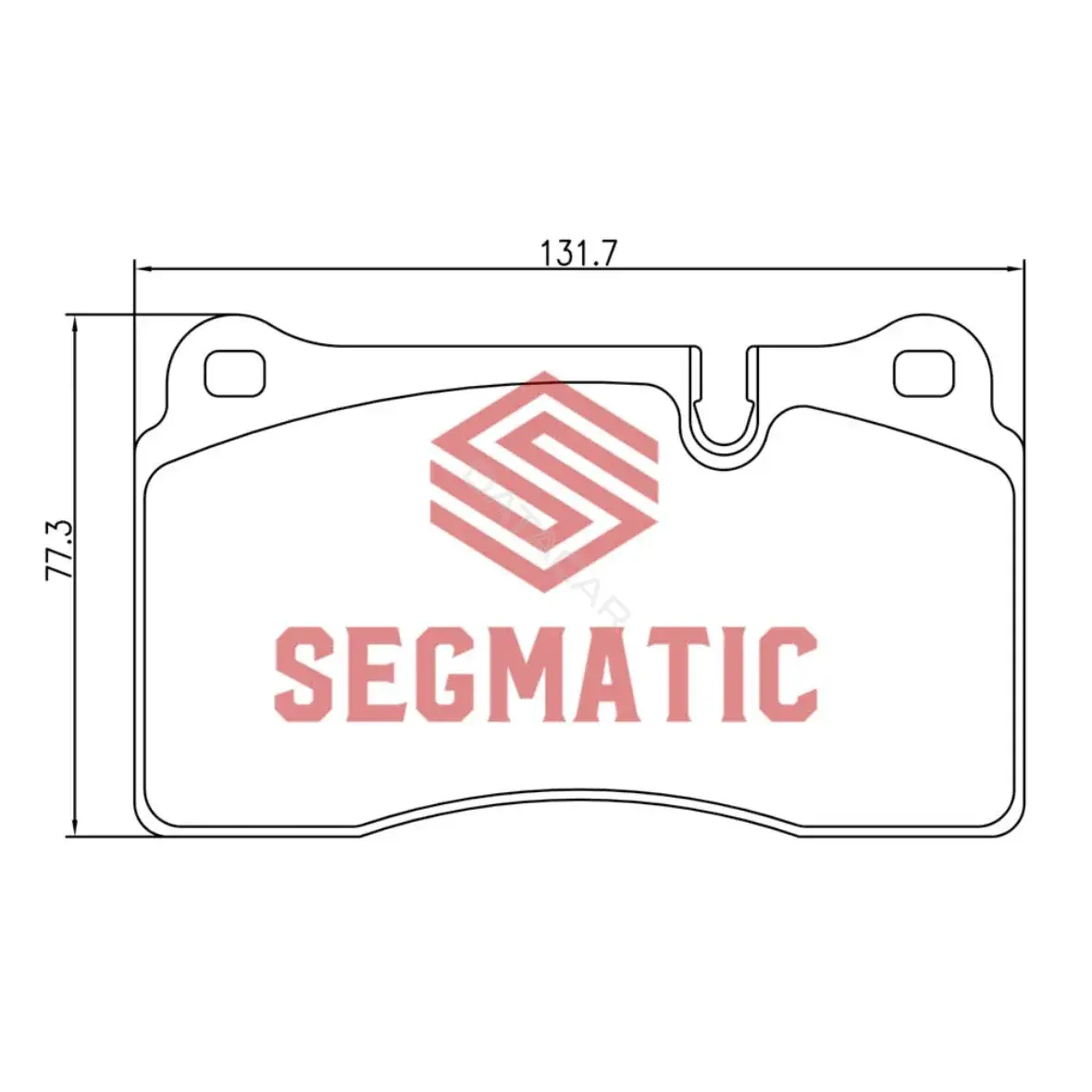 Тормозные колодки SEGMATIC SGBP2620