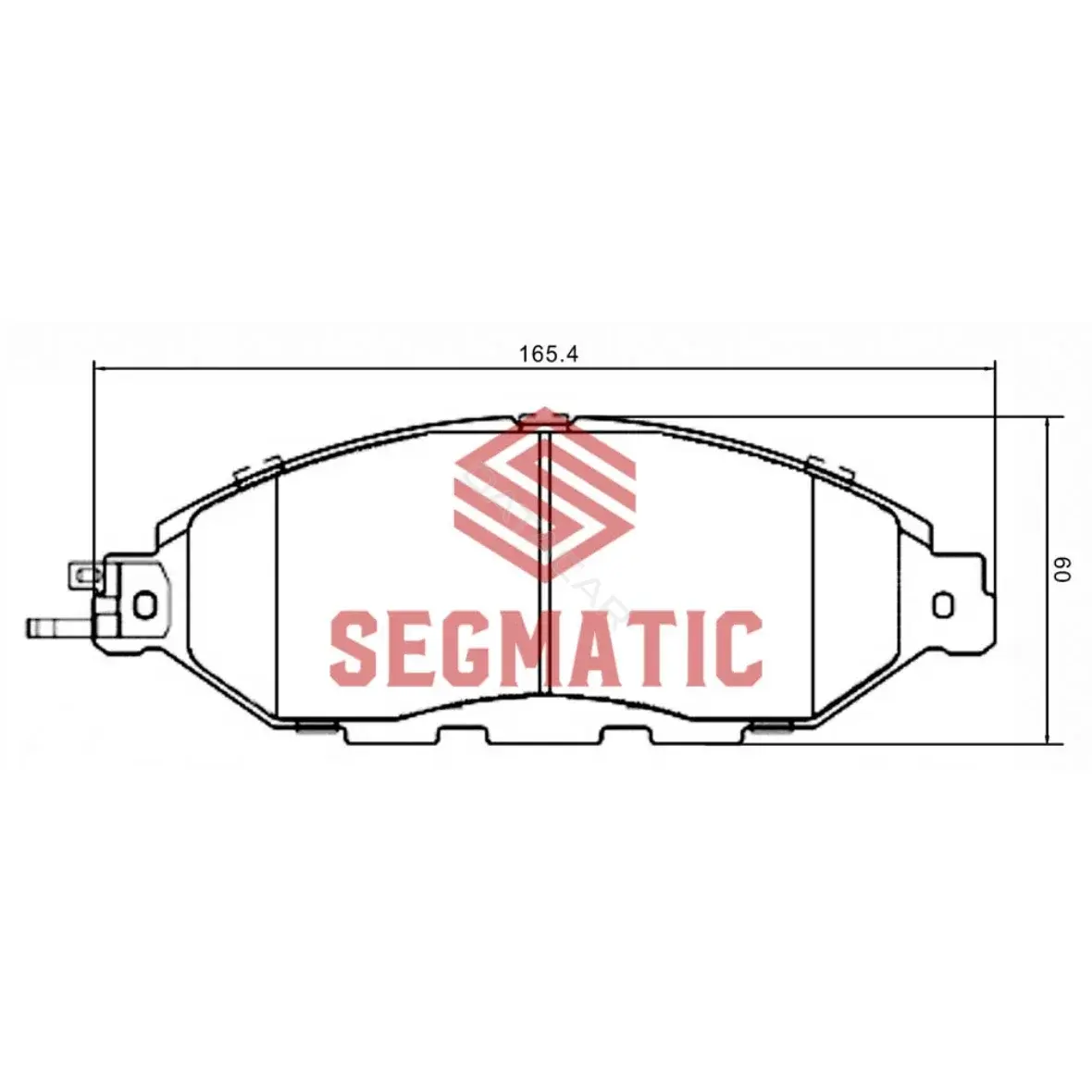 Тормозные колодки SEGMATIC SGBP2628
