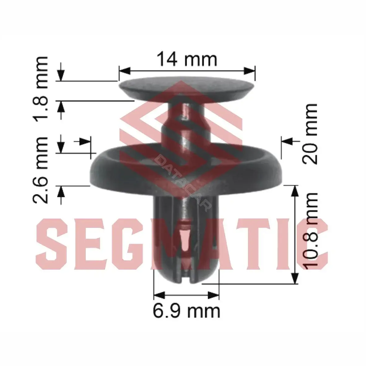 Клипсы, фиксаторы, зажимы SEGMATIC SG70203045
