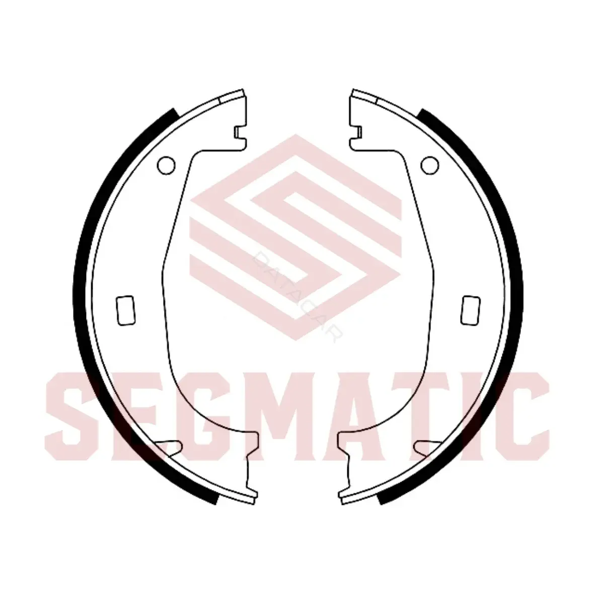 Барабанные колодки SEGMATIC SGBPD4056