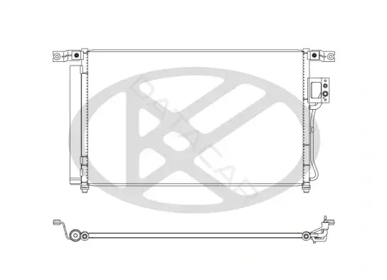 Радиатор кондиционера KOYORAD CD810521