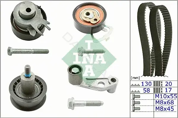 Комплект ГРМ INA 530008910