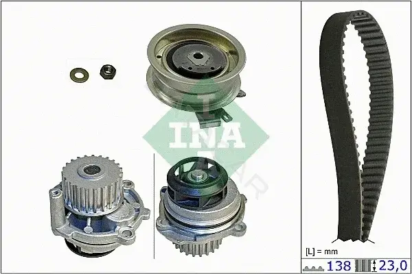 Комплект ГРМ с помпой INA 530017131