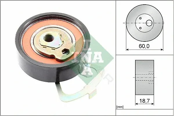Натяжной ролик ГРМ INA 531033910
