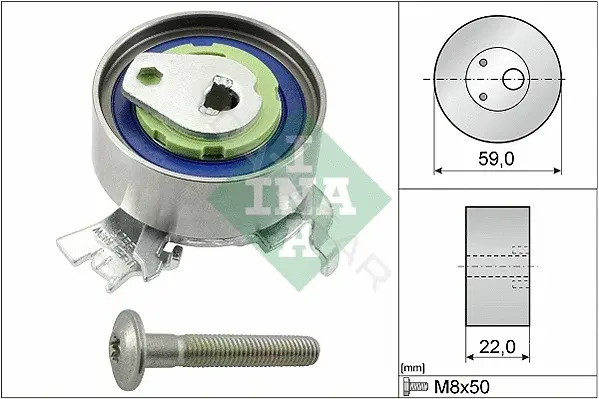 Натяжной ролик ГРМ INA 531051830
