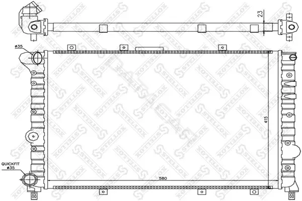 Радиатор охлаждения STELLOX 10-25160-SX