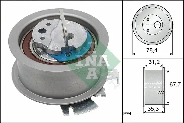 Натяжной ролик ГРМ INA 531056530