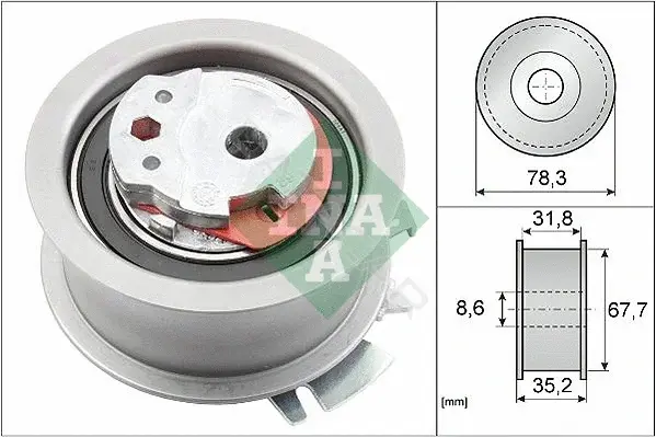 Натяжной ролик ГРМ INA 531062830