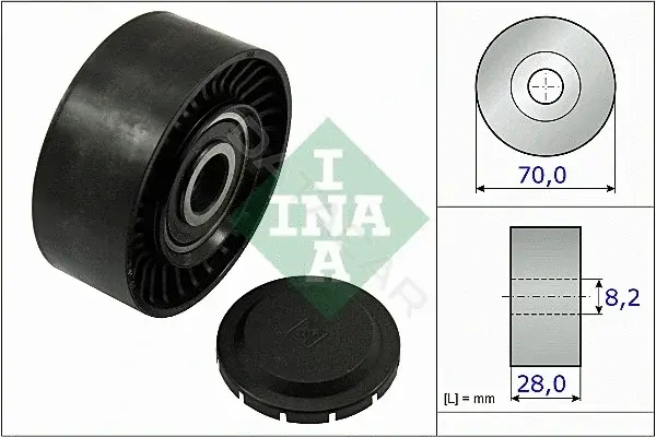 Ролик ремня генератора INA 532046810