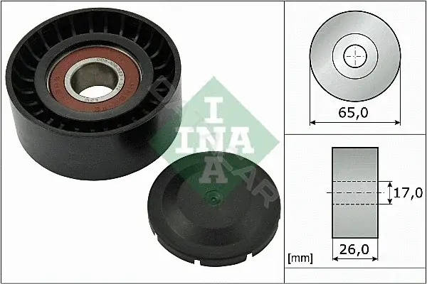 Ролик ремня генератора INA 532055710