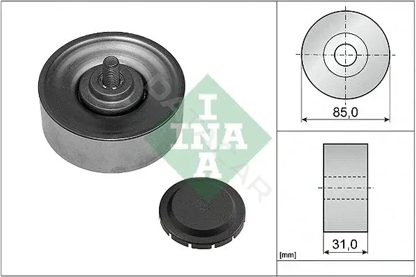 Ролик ремня генератора INA 532056910