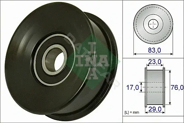 Ролик ремня генератора INA 532073010