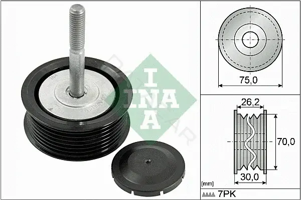 Ролик ремня генератора INA 532079210