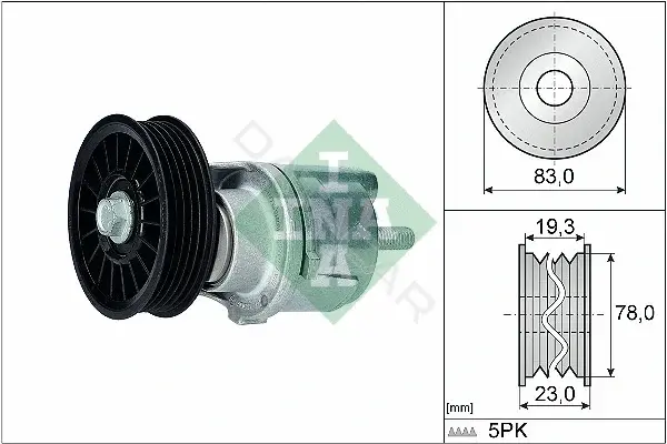 Натяжитель ремня генератора INA 534018510
